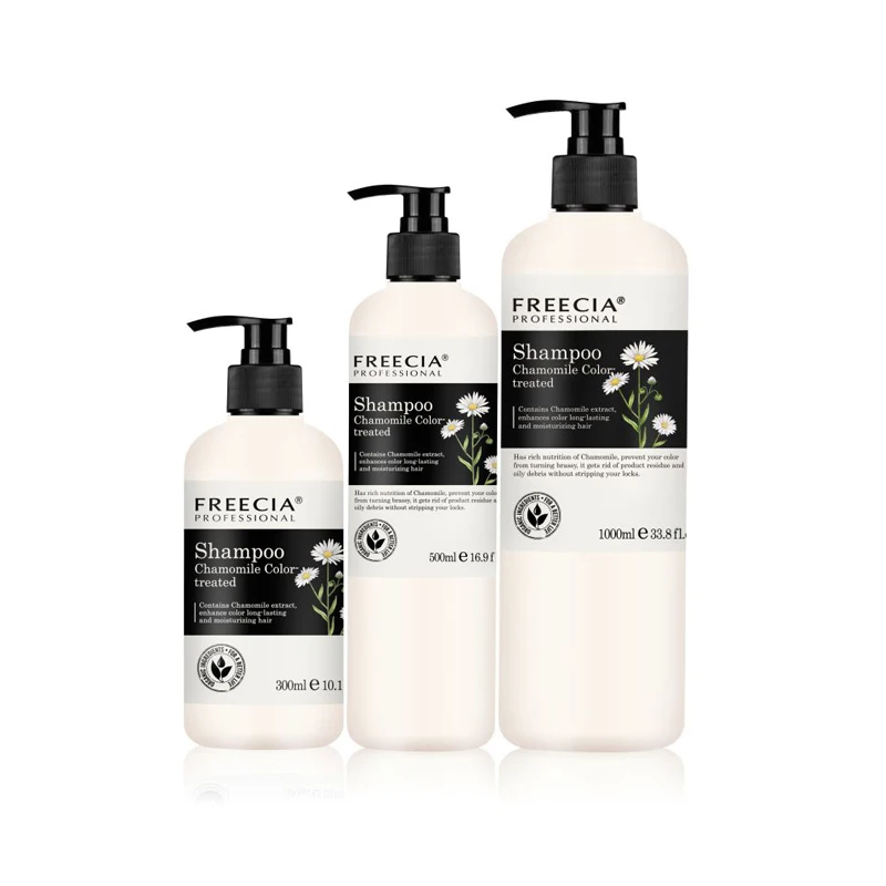 Freecia natural herbal formula Best Hair Shampoo package with plastic bottle