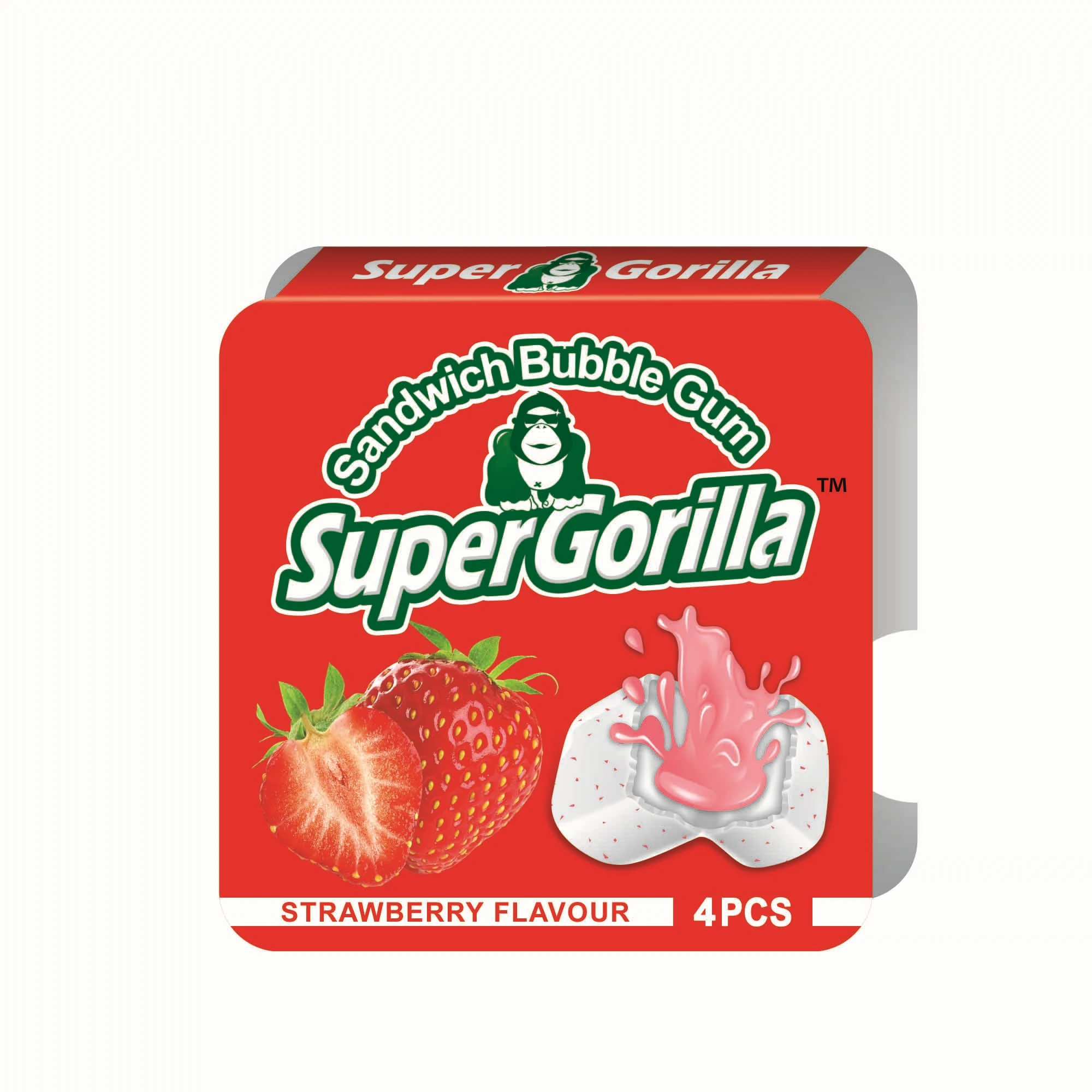 
SUPERNICE CRISPY JAM FILLING BUBBLE GUM CENTER FILLED BUBBLE GUM 