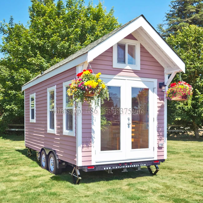 8*32 pink tiny house by JM