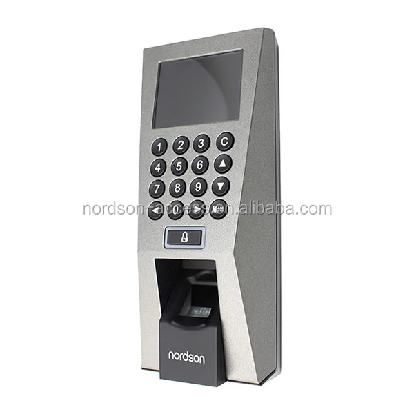 Nordson 2.4 inch TFT Screen RFID Password TCP/IP Fingerprint Scanner Access Control Time Attendance