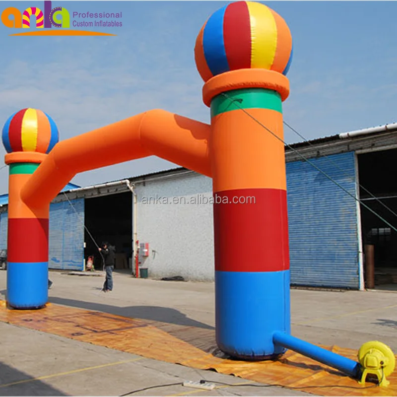 Hot selling inflatable rainbow arch for decoration advertising