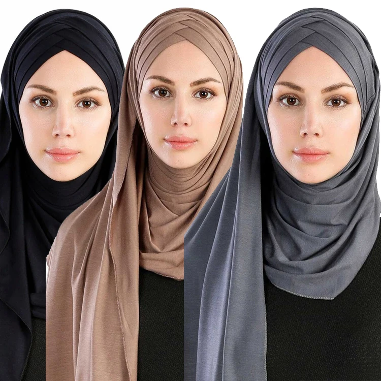 New arrival fashion muslim girl hijab style quality arab scarf