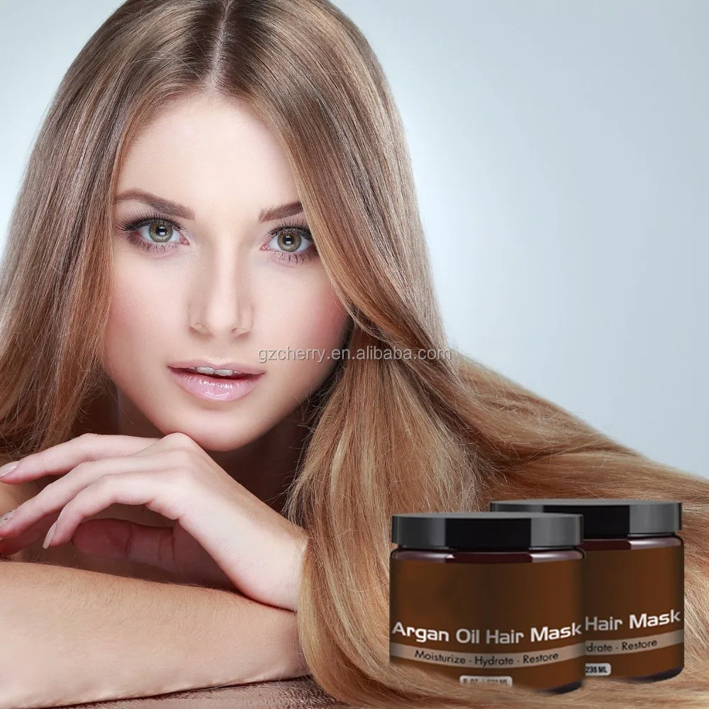 Маска для волос с аргановым маслом натурального ухода за