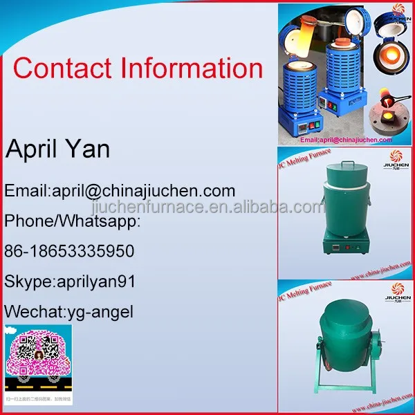 
JC Tilting 2KG Smelting Machine Cast Bronze Scrap Melting Induction Furnace 