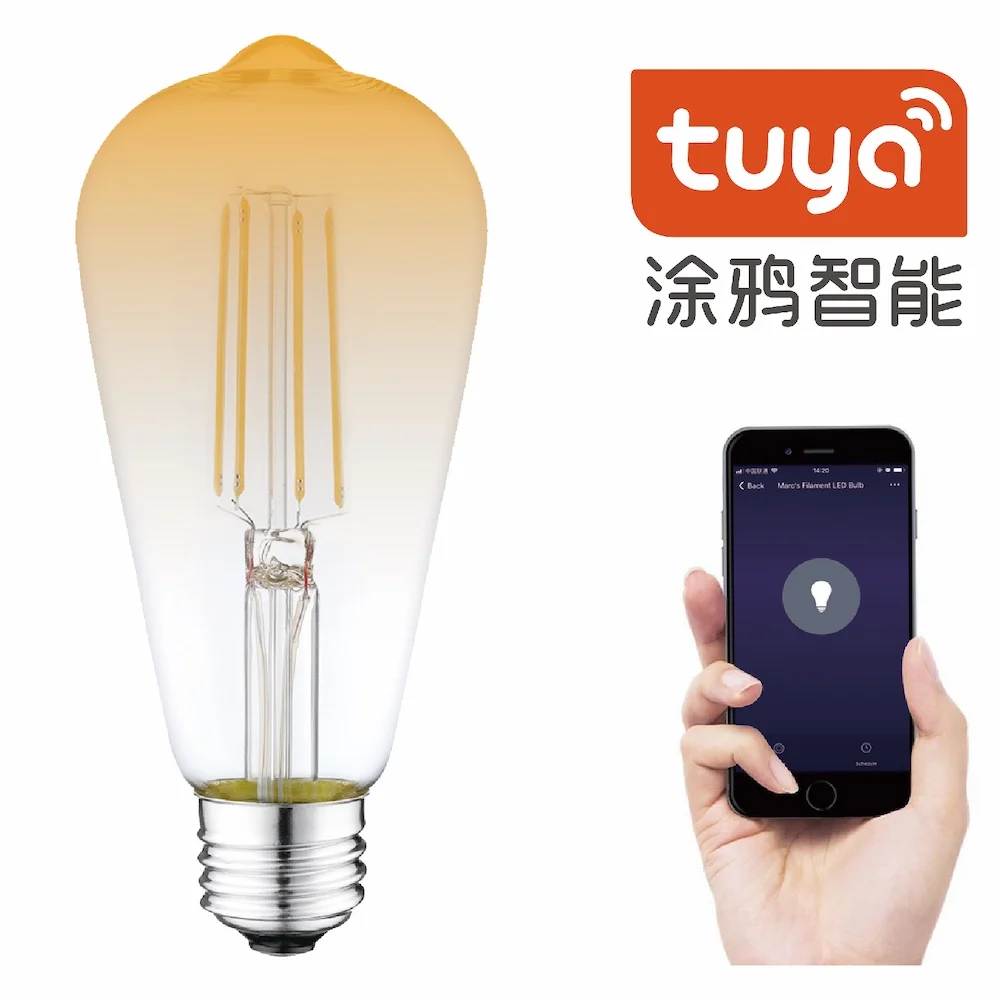 zigbee tuya app candle dimmable lux C35 5w 7w 9w E14 led RGB+CW smart rgb bulb