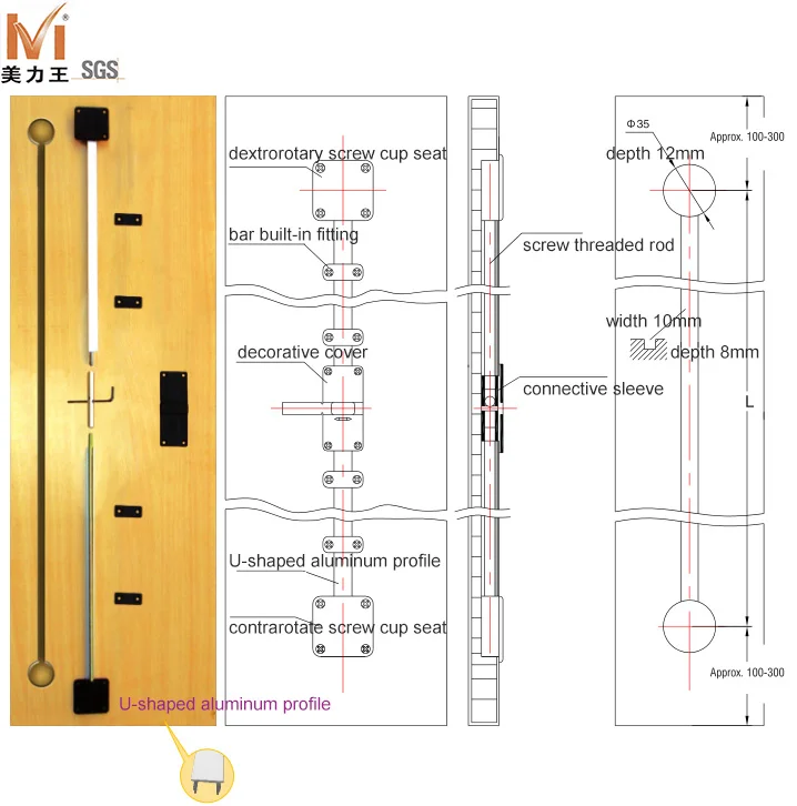 Furniture Hardware Door Straightener for Cabinet Wardrobe