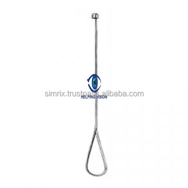 Нож Smillie meniscus 6 3/4 дюйма изогнутое левое лезвие плоская ручка SIMRIX