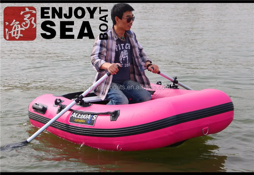 
Rigid inflatable small Aluminum floor Yacht boat with motor,2 person speed boat 