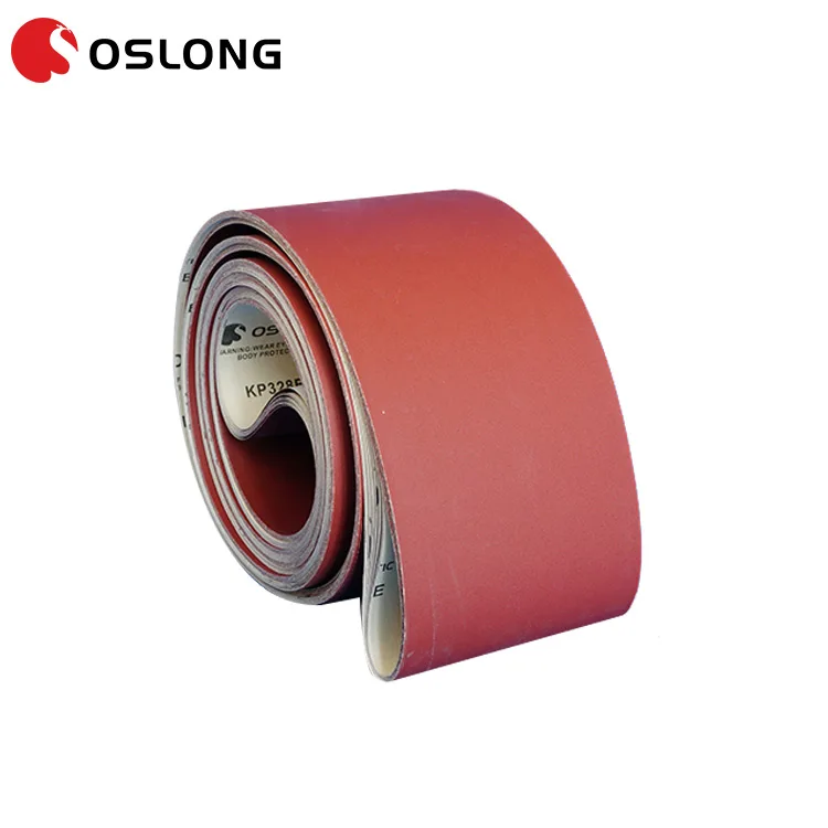 E weight paper flexible sand belt for hardware grinding