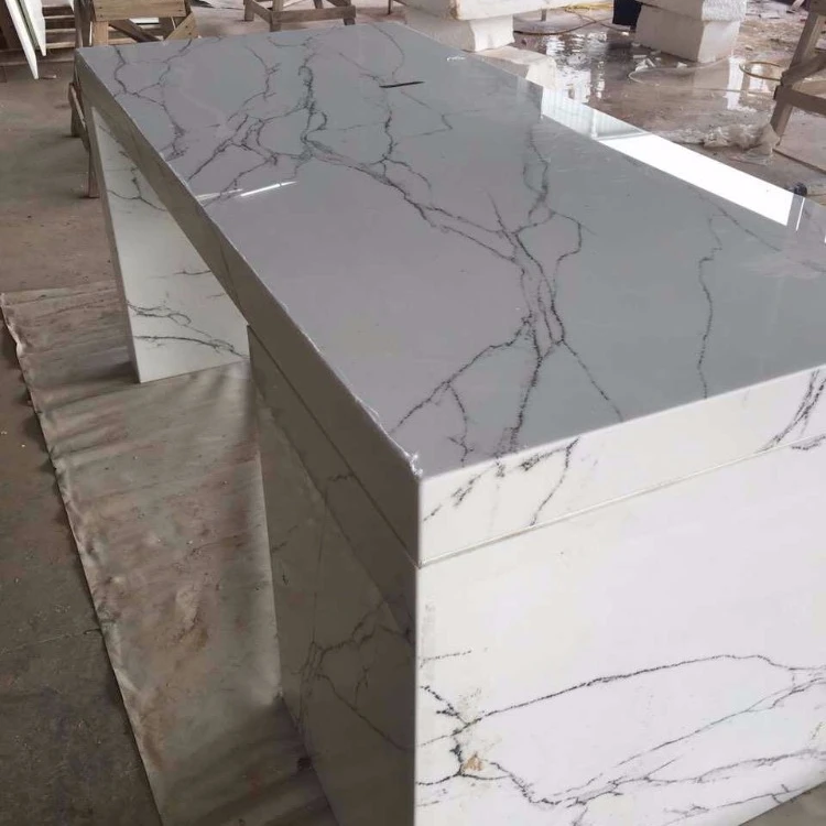 Luxurious Hot Selling Engineered Quartz Stone Countertop&Vanity top