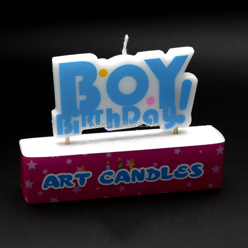 
2020 Multi-Colored Boy Birthday Candles wax 