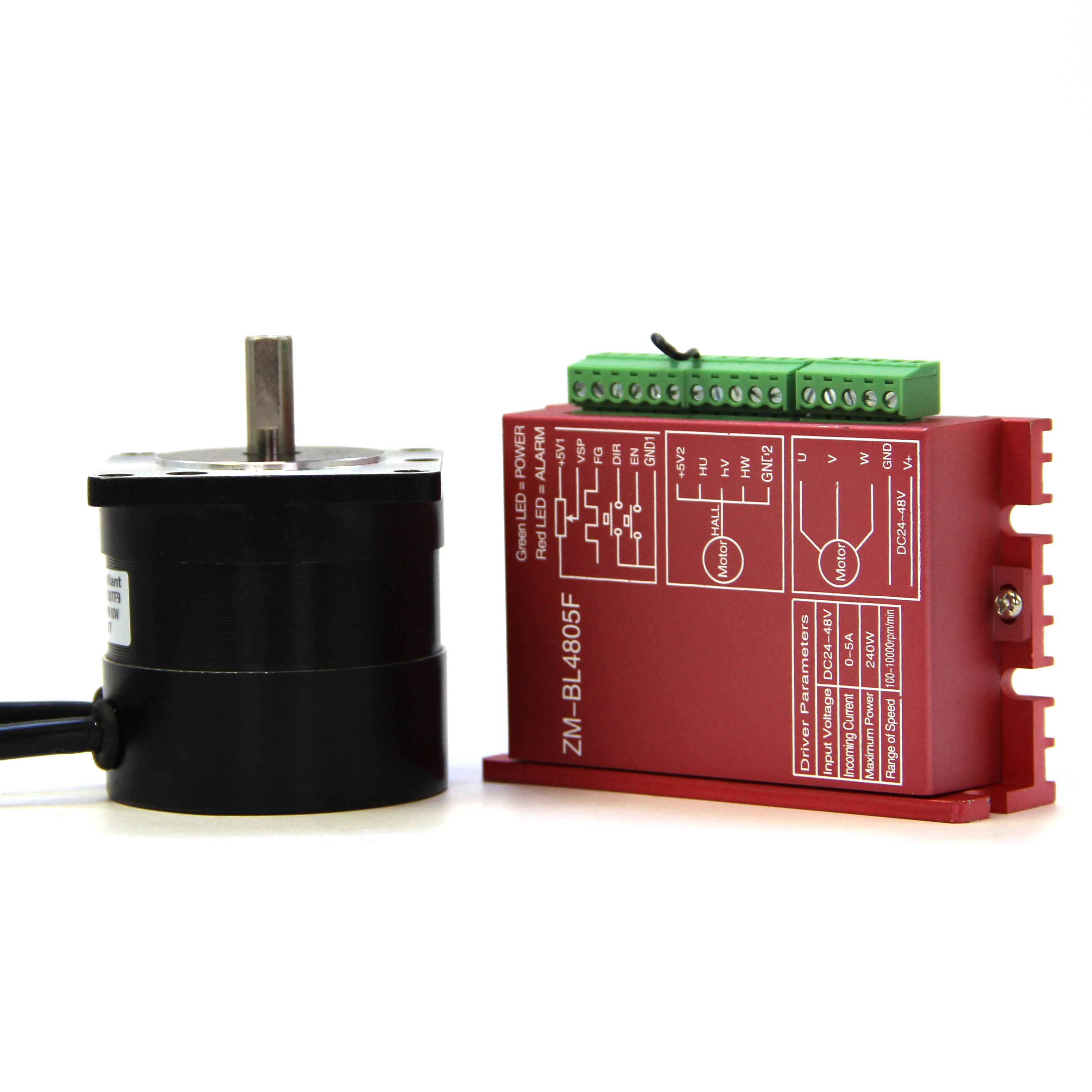 
low noise 60W 24V dc brushless fan motor 24v 3000rpm high speed BLDC motor controller kit for Fuel pump 