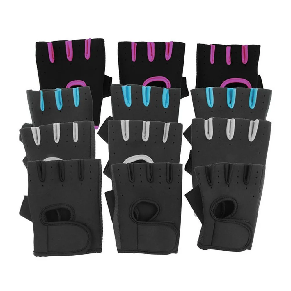 Ventilated weight lifting gloves with costom logo