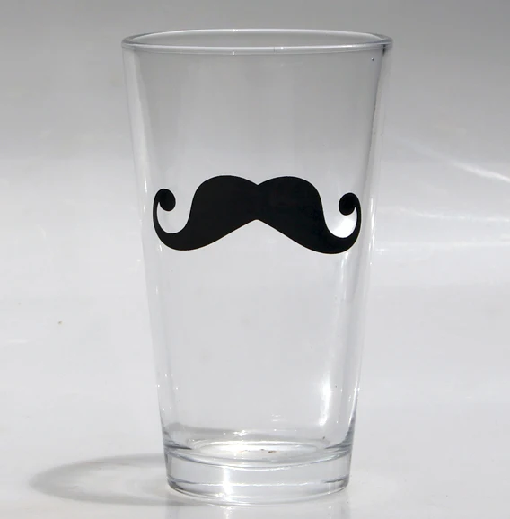 16oz beer pint glass with printing