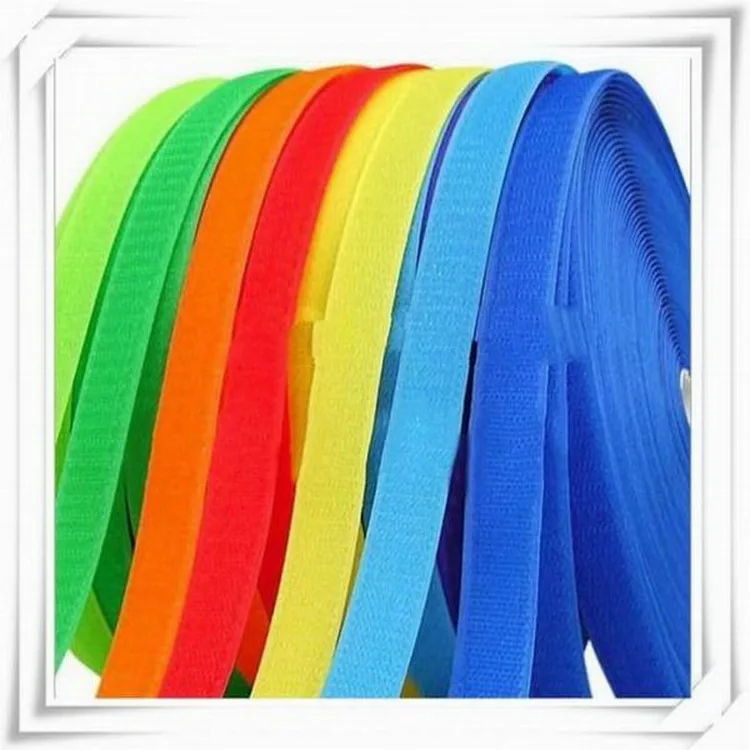 Factory 100% Nylon special iron on heat hook and loop fabric