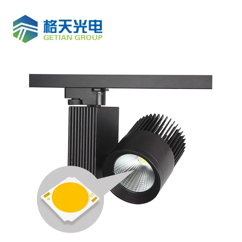 20W 30 40W 50 rail rgb hanging flexible gallery outdoor spotlights magnetic spot CU L led track lights