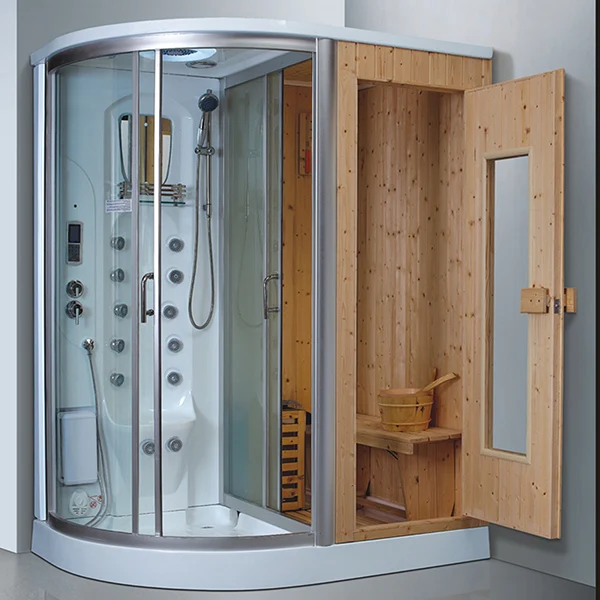 Y849 Sauna shower combination/combined steam room and steam sauna