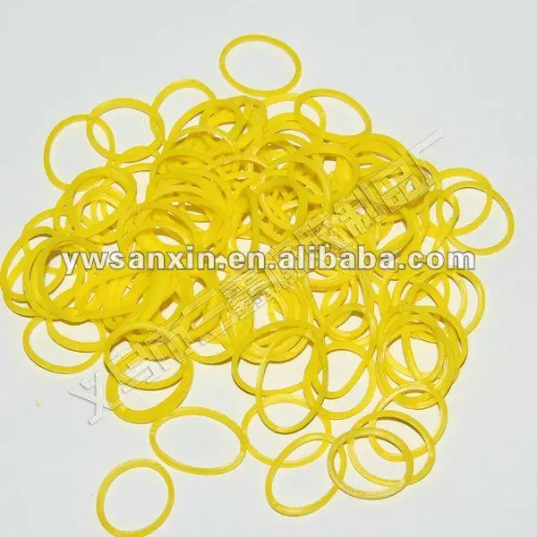 rainbow loom elastic band for bracele/color synthetic elastic band/small colorful latex elastic band