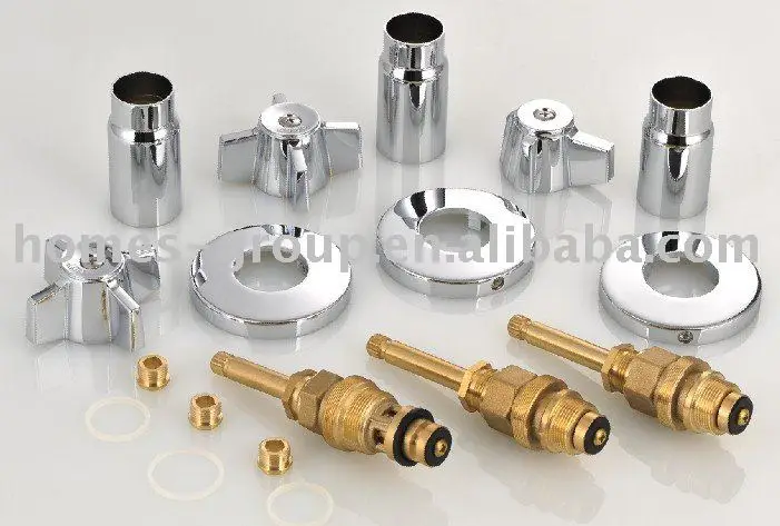 США Сантехнический фитинг Ванна и смеситель для душа, стволовых компонент отделка комплект HF06-0101