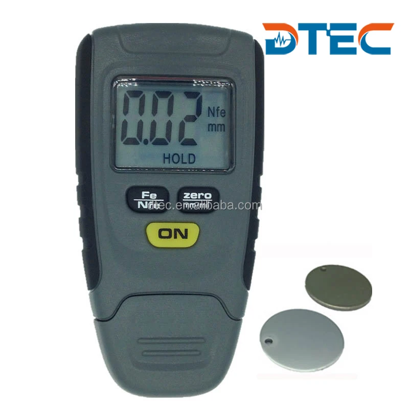 DTEC DC15FN Pocket-size Coating Thickness Gauge with Ferrous and Nonferrous base,dual use,0-1.8mm,economic model,best seller