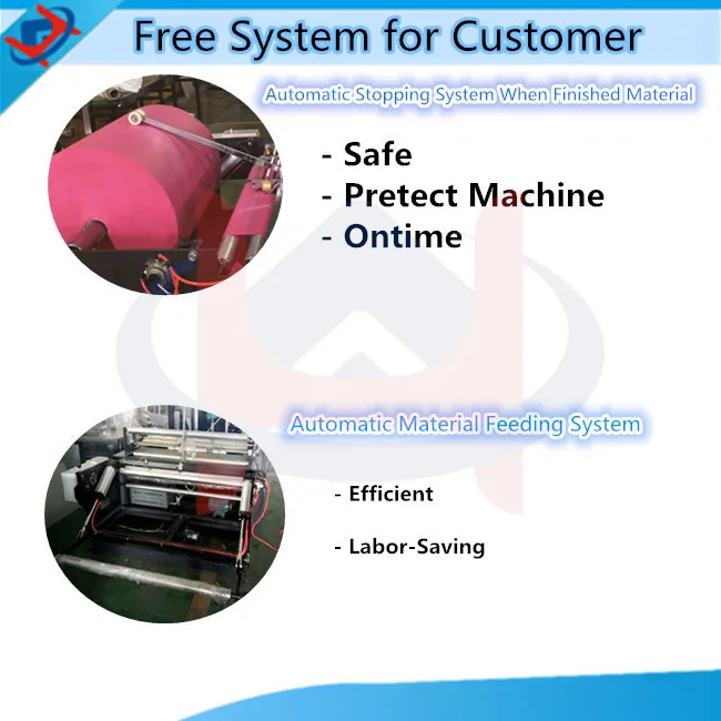 HBL-B600/700/800 non woven fabric bag making machine price