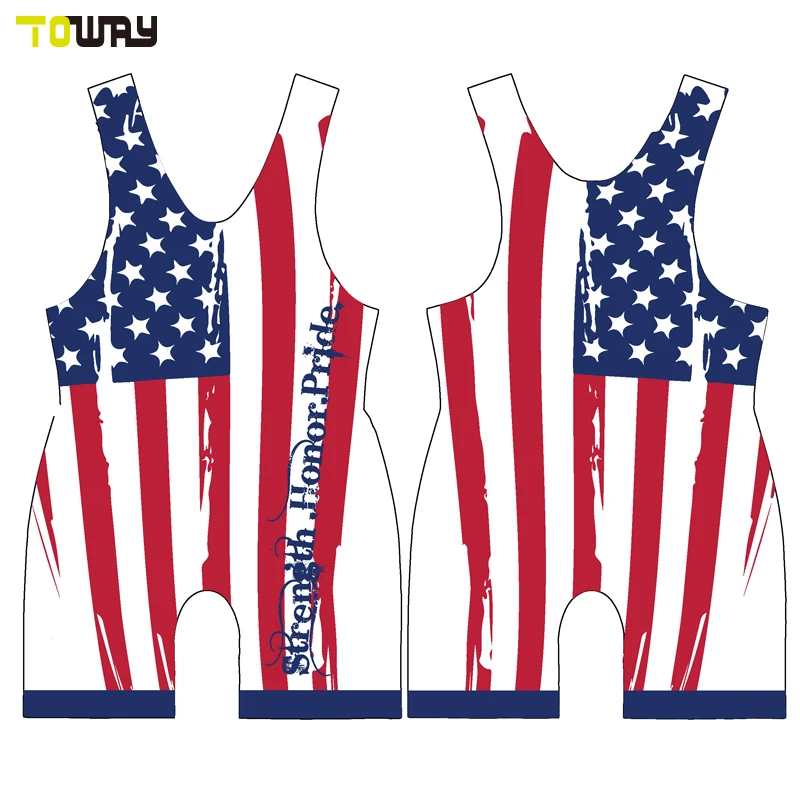 4xl cheap sublimated wholesale wrestling singlet