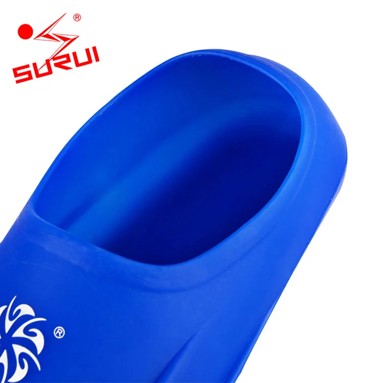 
Less Resistance Short swimming fins training silicone swim snorkel fins 