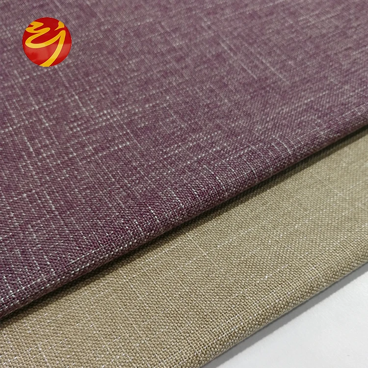 
Wholesale Chinese Cheap 100% Polyester Jute Faux Linen Sofa Fabric For Room Furniture 