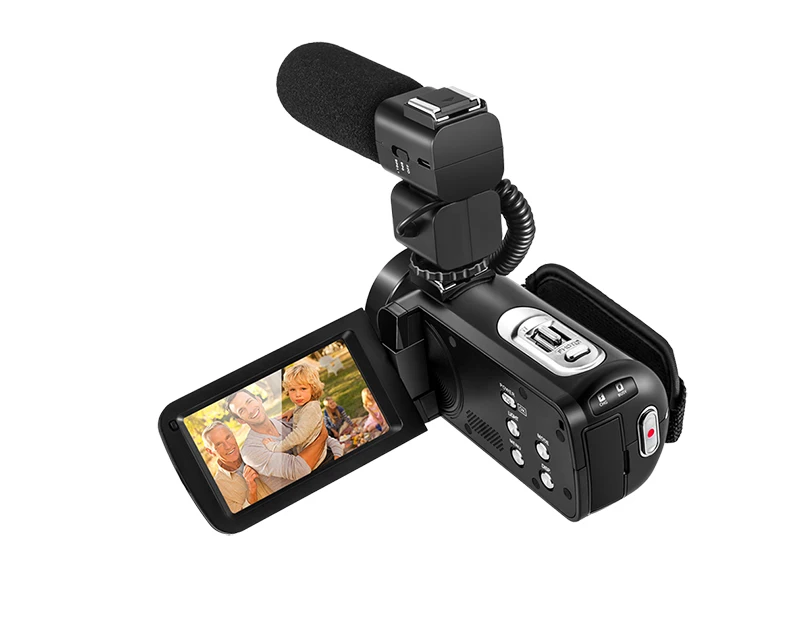 1080P 24MP 120x цифровой зум Full HD Цифровая видеокамера 10X оптический зум HDV-Z80 видео камера с 3,0 сенсорный экран