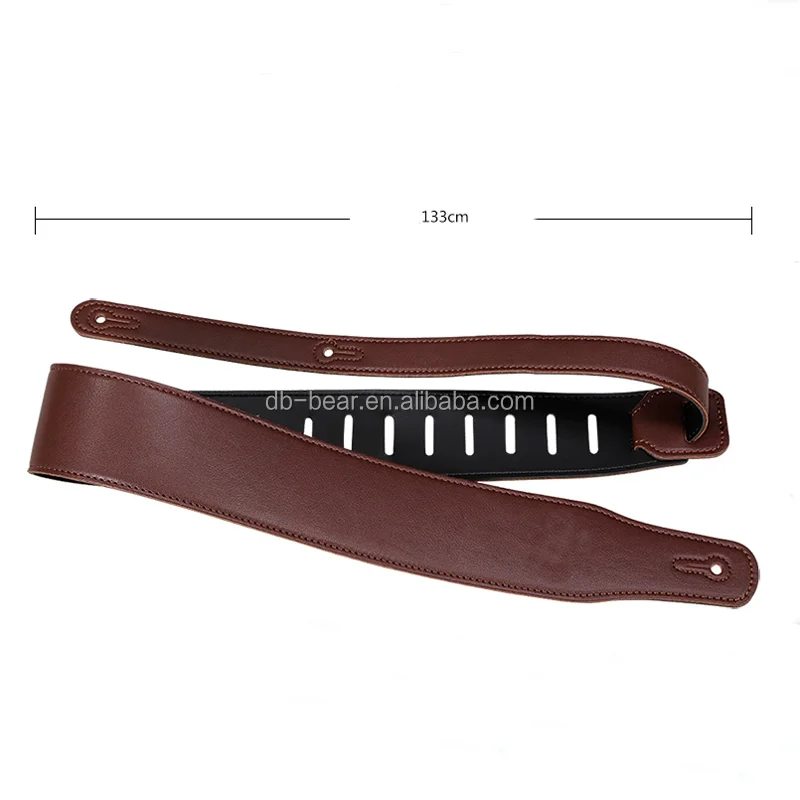 
fashion cheap leather guitar straps 