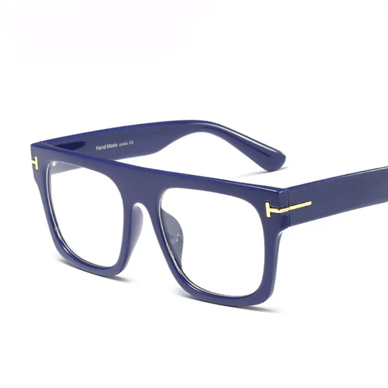 Wholesale 2019 Vintage Men Women Oversize Clear Glasses Frame Optical Glasses Square Eyeglasses Frames