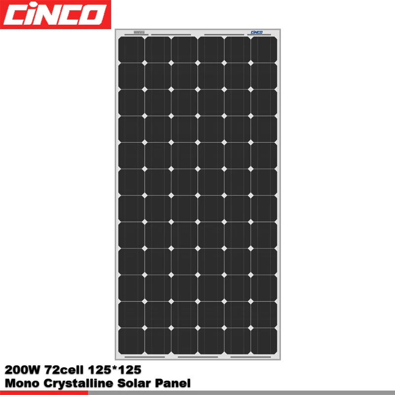 185W 190W 200w cigs solar panel outdoor use