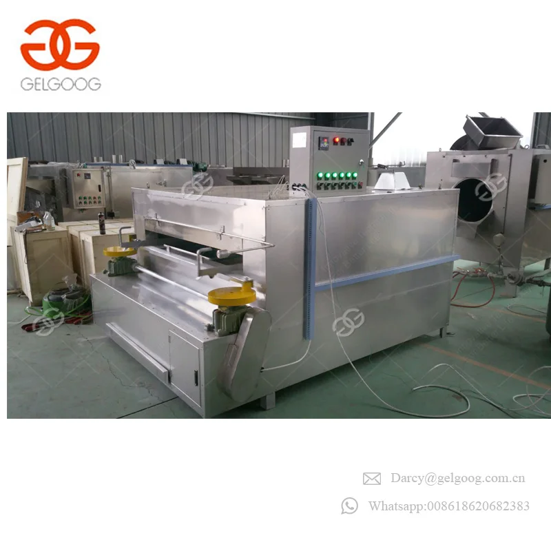 Chocolate Coated Peanut Production Line Peanut Roasting Coating Equipment Roasted Peanut Swing Oven Price