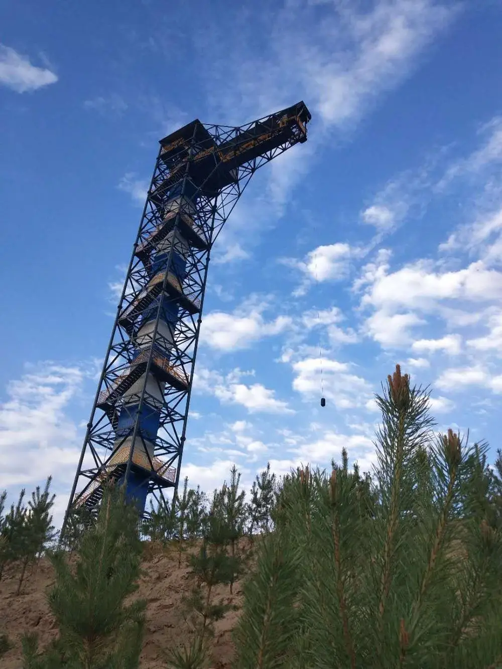 High Altitude Bungee Jumping Amusement Rides