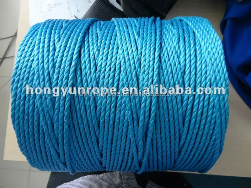 Полипропилен Сплит Фильм веревки, PP twisted Rope