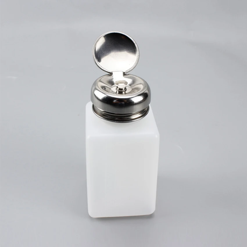 S1 ESD Alcohol Bottle Antistatic Dispenser /120ML Fluid /anti-static Push White