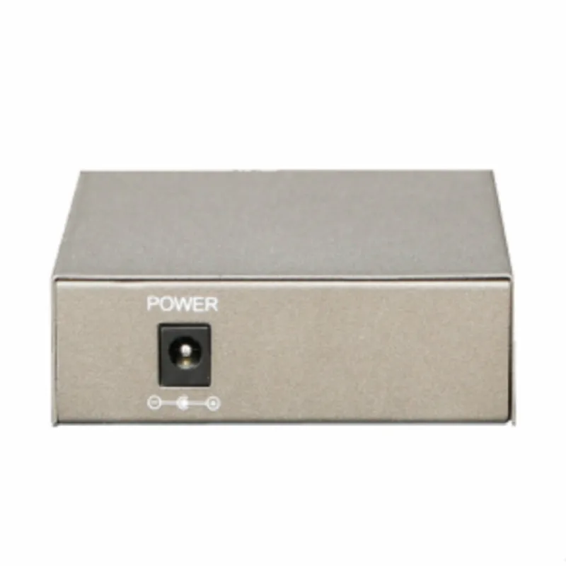 12v mini 2 port reverse poe switch with 1 fiber sc uplink