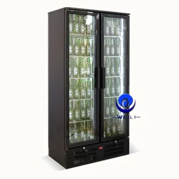 Weili Double Doors Upright Energy Drink Beer Fridge