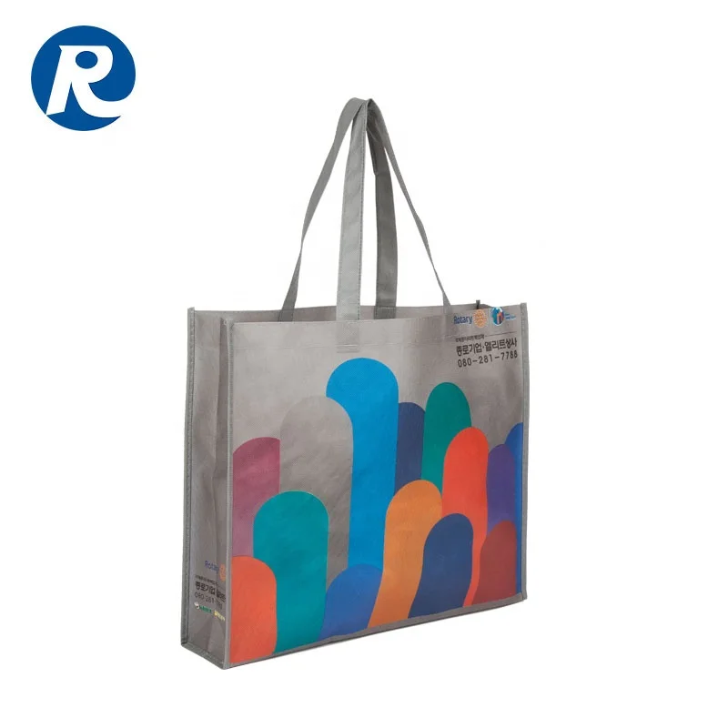 Тканая сумка, новая сумка для покупок, ламинированная ПП, рекламный индивидуальный логотип «X» Stitch RX061001 Ruixing CN;ZHE