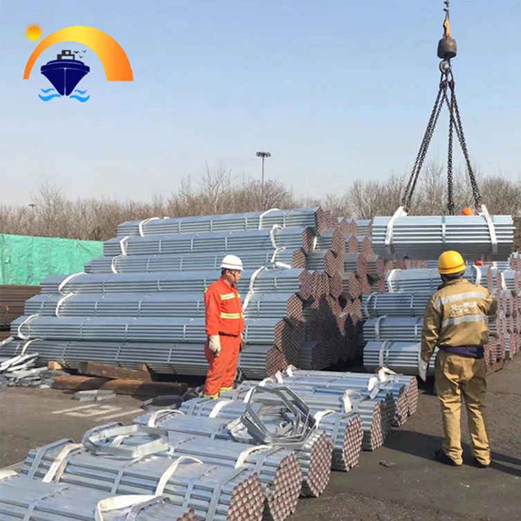 Astm a500 оцинкованная стальная труба легкий вес