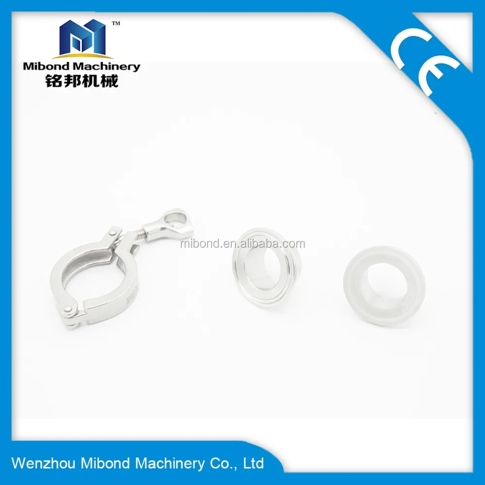 1-20 Inch Stainless Steel SS 304 Heavy Duty Sanitary Tri Clover Clamp Fitting