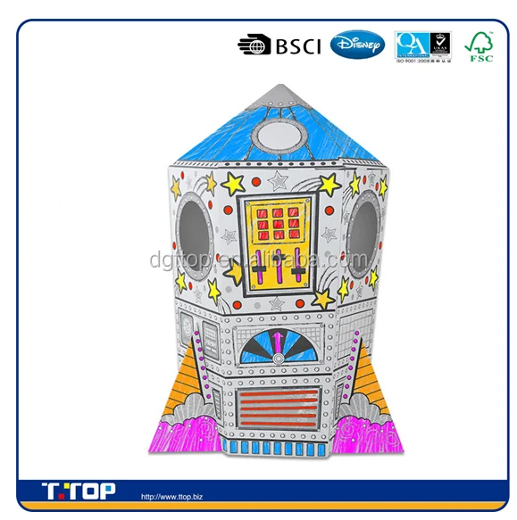 
Flat Pack Toy Spaceship Cardboard playhouse 