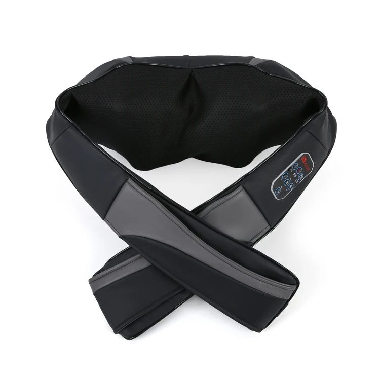 Deep-kneading shiatsu smart neck and shoulder massager with heat