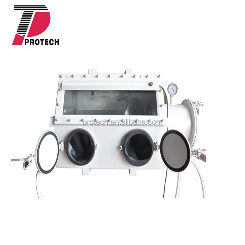 Stainless steel vacuum lab glove box price China factory