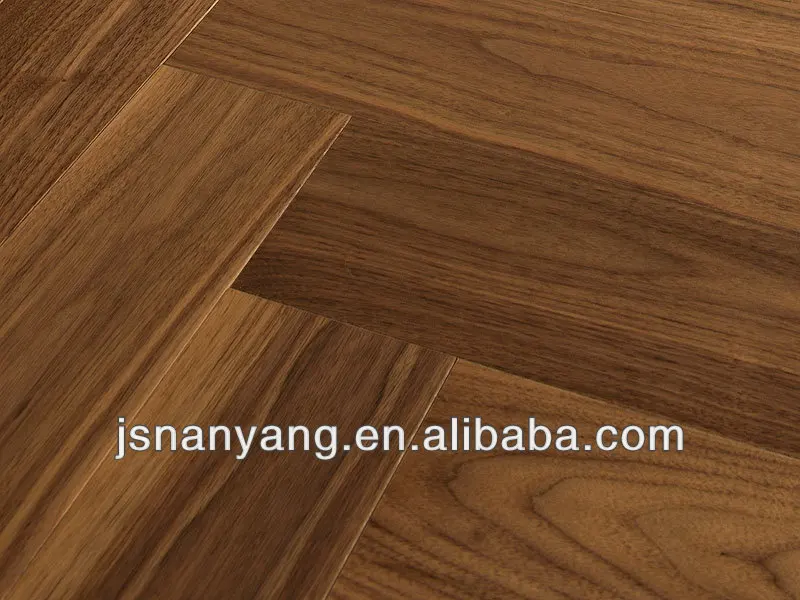 factory price American Walnut wood engineered parkett flooring with CE,ISO,FSC certifications