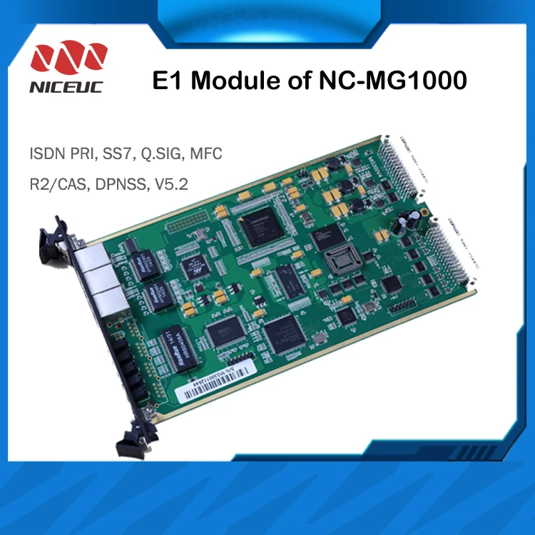 Высокая плотность E1 VoIP шлюз NC-MG1000 до 52E1 T1