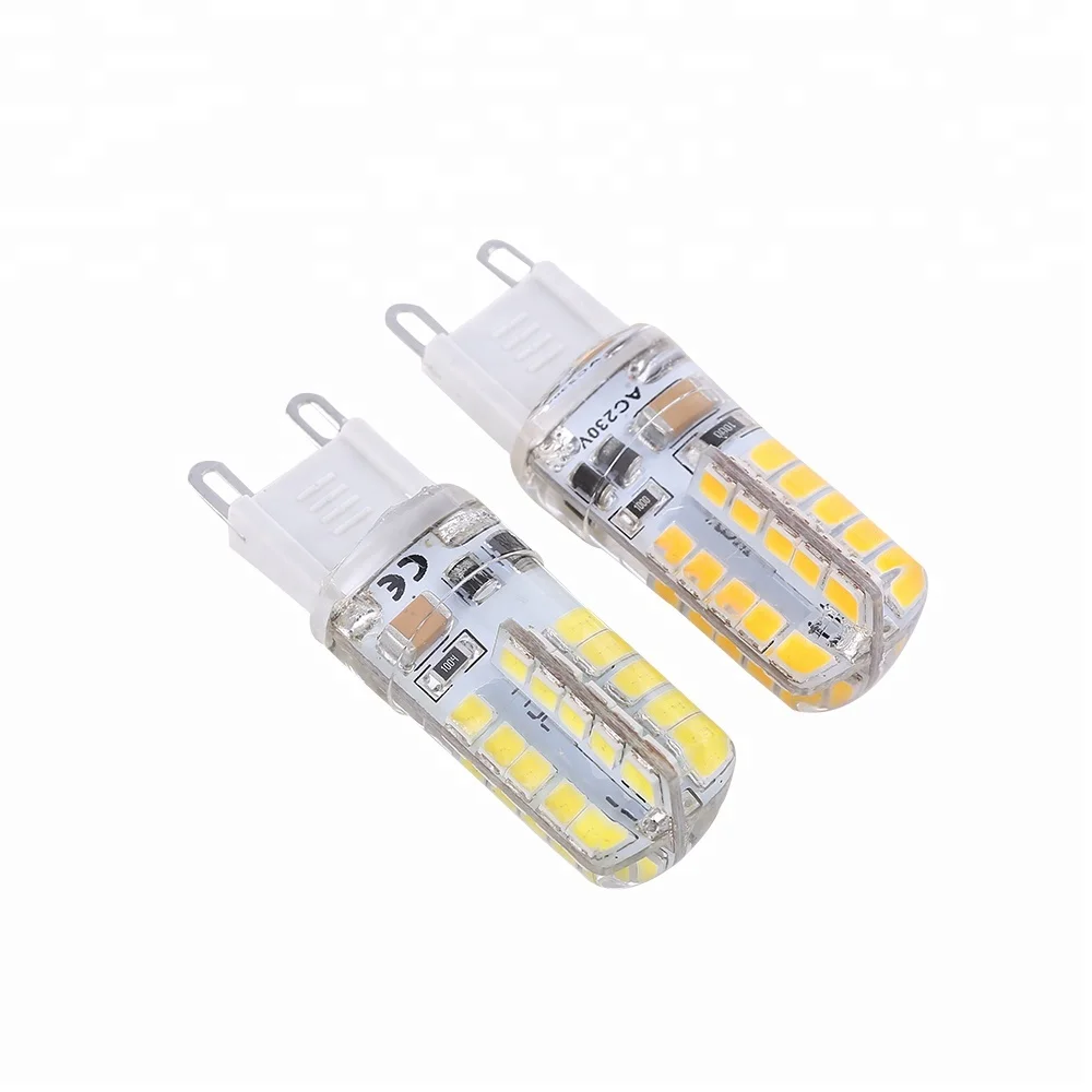 Factory Price AC110V/AC220V G9 LED Bulb Lamp 3W SMD2835 Small Size Mini Led Light Home Lamp Silica Gel Halogen