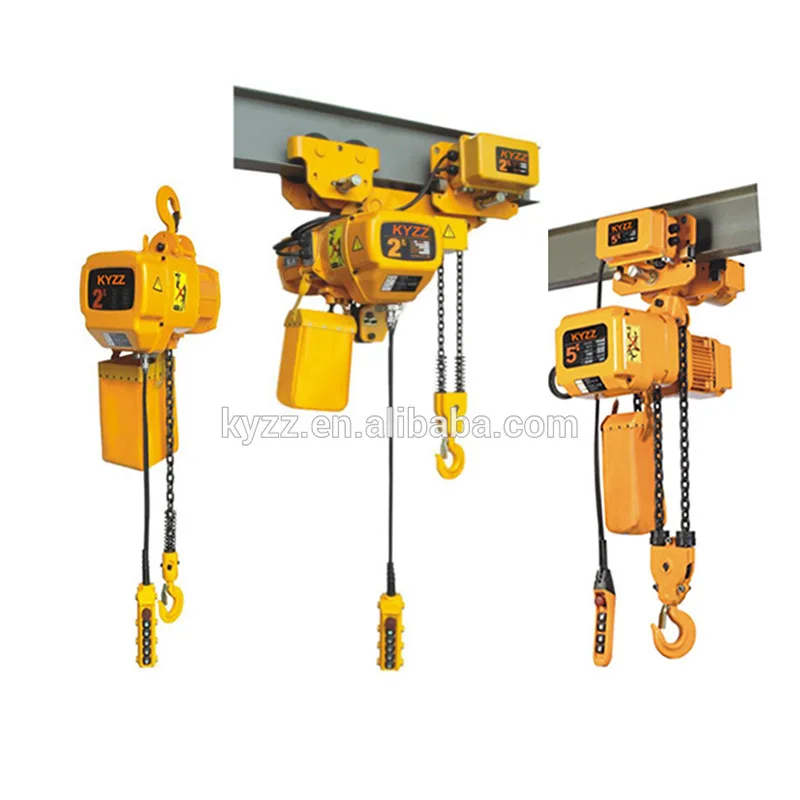 2 ton Electric Chain Hoist with Electric Monorail Trolley