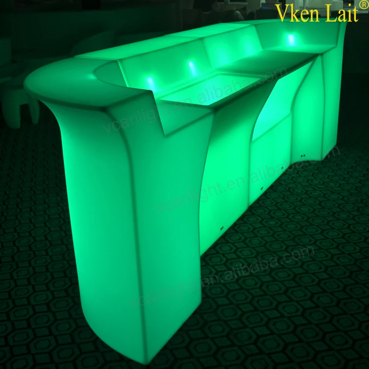New design waterproof acrylic led outdoor furniture with 16 colors