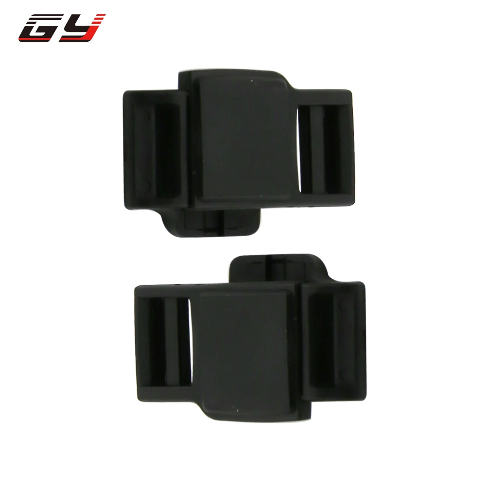 Newest Buckle Helmet Magnetic Buckle Bike Black Plastic Buckle Button for Fasten Strap Strong Magnetic